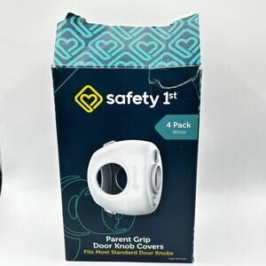 Safety 1st Parent Grip Door Knob Covers White 3 Pack One Size Fits Standard Door